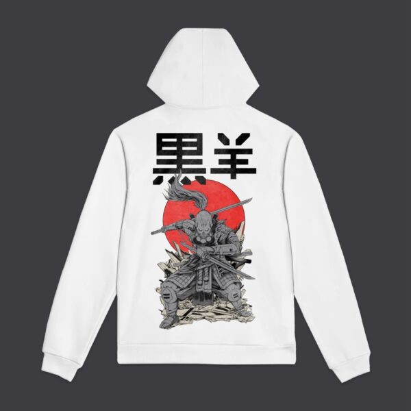 DOLLY NOIR Sudadera " MIYAMOTO MUSASHI HOODIE " color blanco
