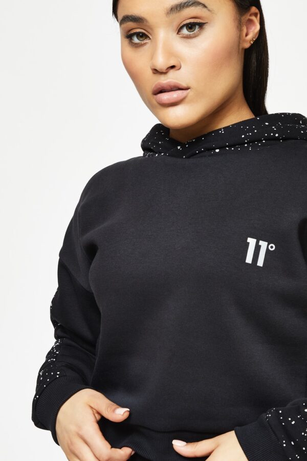 11 DEGREES Sudadera " Reflective Splatter  " color negro