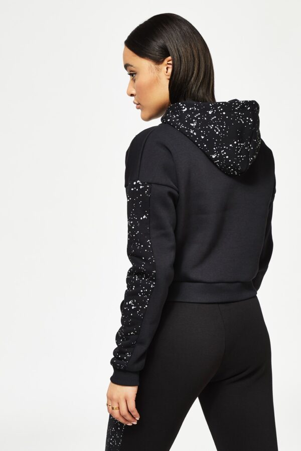 11 DEGREES Sudadera " Reflective Splatter  " color negro
