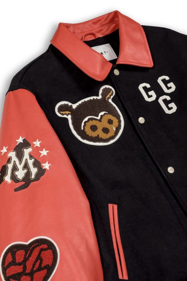 GRIMEYChaqueta"MUD'S THE RESIDENCE BASEBALL JACKET"color negro