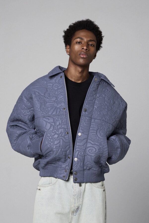 GRIMEYChaqueta"SAMPANS PU LEATHER JACKET"color azul