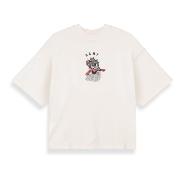 GRIMEYCamiseta"SAMPANS REGULAR TEE"color blanco roto