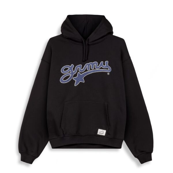 GRIMEYSudadera"MUD'S THE RESIDENCE MADRID  BOXY HOODIE"color negro