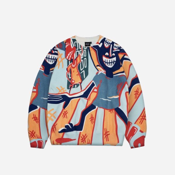 JACKERJersey"Corinthian Knit Crewneck"estampado