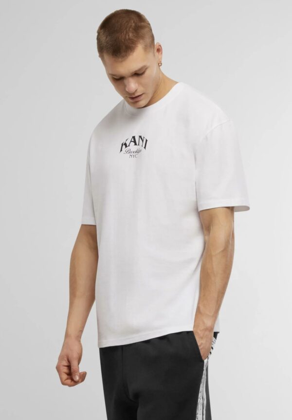 KARL KANICamiseta"Kani Dice Print T-Shirt"color blanco