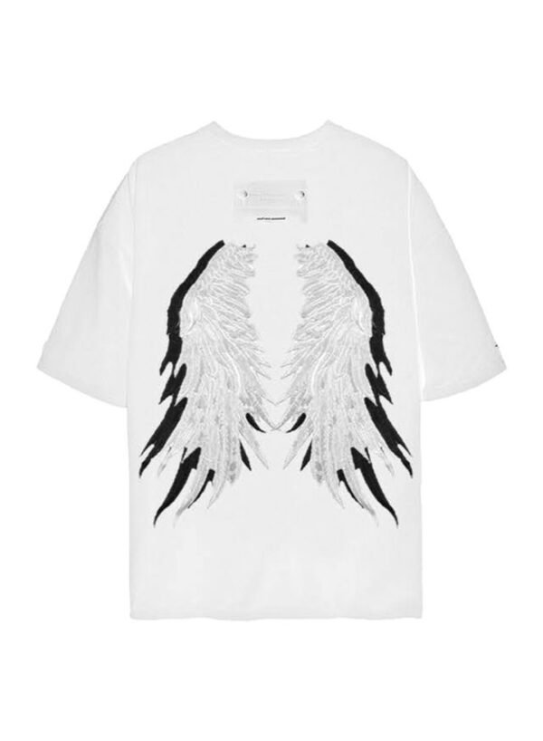 MOD WAVE MOVEMENTCamiseta"DOUBLE WINGS T-SHIRT"color blanco