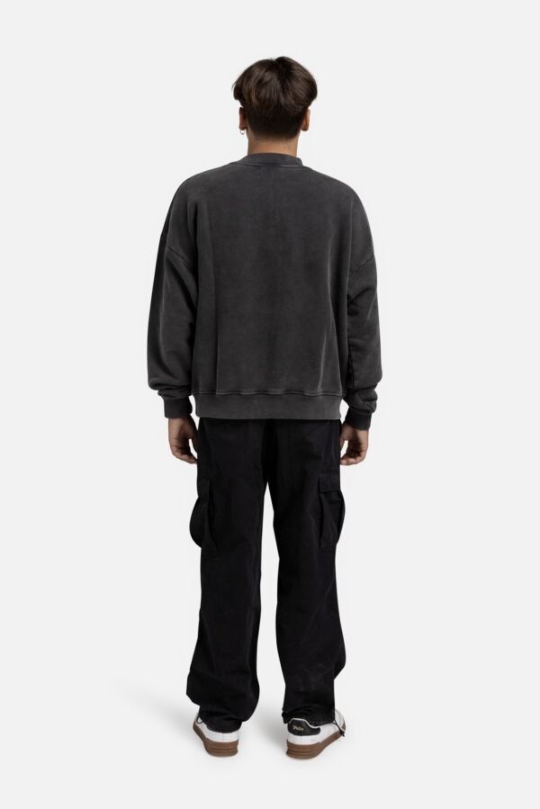 NOIR ESSENCE Sudadera " Palms Grey Crewneck " color gris