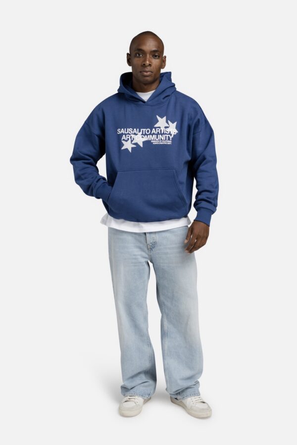 NOIR ESSENCE Sudadera " Artist Community Blue Hoodie " color azul