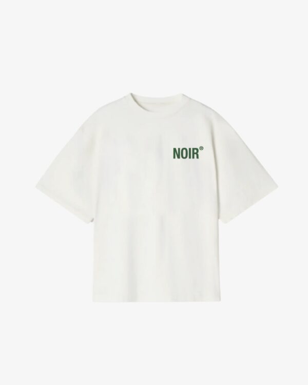 NOIR ESSENCECamiseta"Essence Washed White t-shirt"color blanco