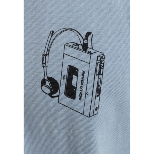 REVOLUTION Camiseta "Printed T-shirt" color azul