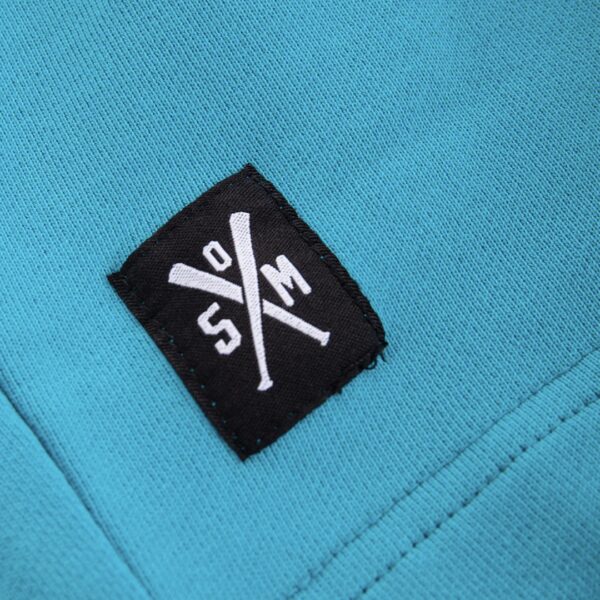 5TATE OF MIND Bermuda " Box Logo " color turquesa