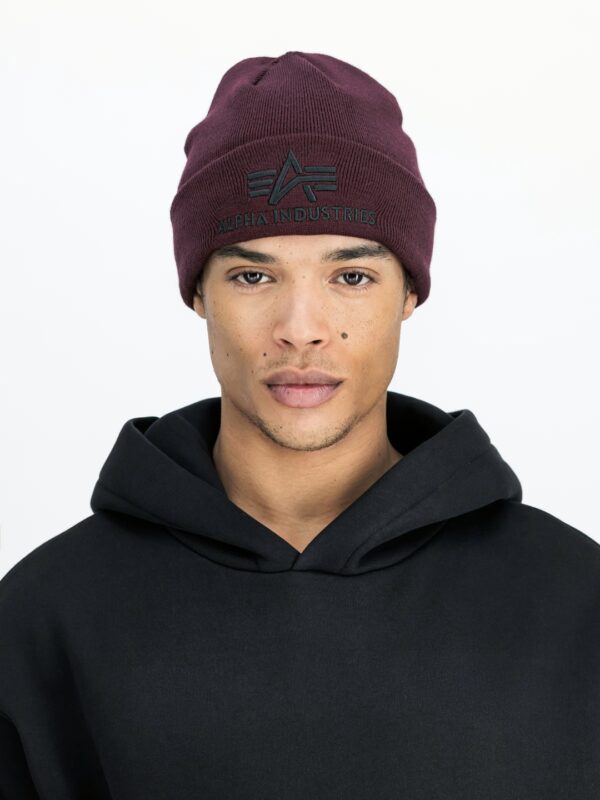 ALPHA INDUSTRIESGorro"3D Beanie"color burdeos