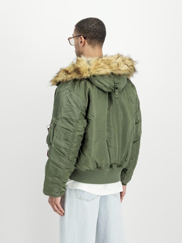 ALPHA INDUSTRIES Bomber " 45P Hooded " color verde