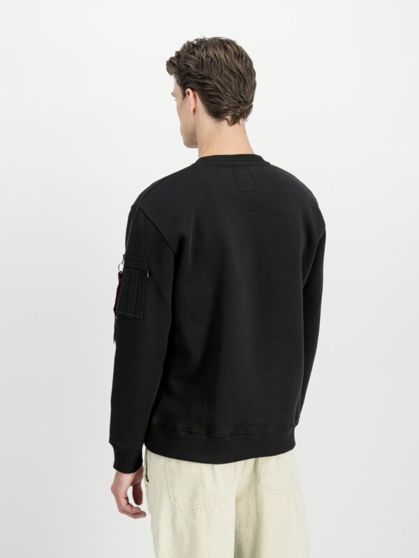 ALPHA INDUSTRIESSudadera"Alpha Label Sweater"color negro