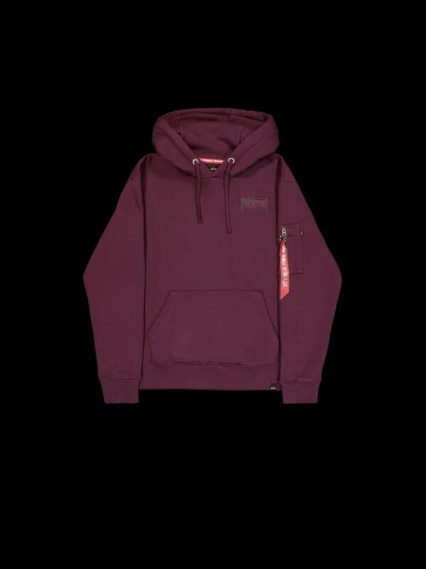 ALPHA INDUSTRIESSudadera"Back Print Hoodie"color burdeos