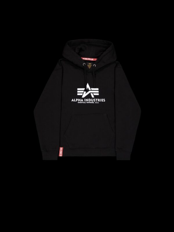 ALPHA INDUSTRIESSudadera"Basic Hoodie"color negro
