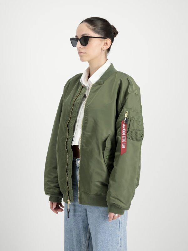 ALPHA INDUSTRIES Bomber " MA-1 Core Wmn " color verde