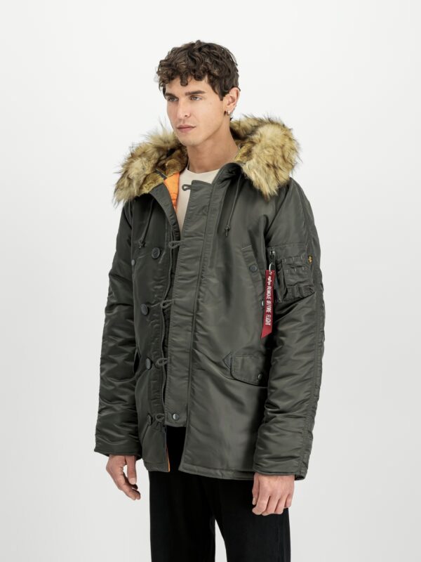 ALPHA INDUSTRIES Parka " N-3B VF 59 " color gris