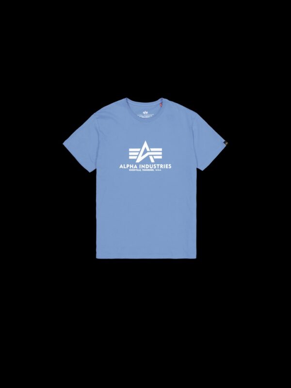 ALPHA INDUSTRIESCamiseta"Basic T-Shirt"color blanco azulon
