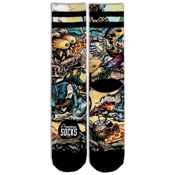 AMERICAN SOCKS Calcetines " Bike Monster " serie Signature