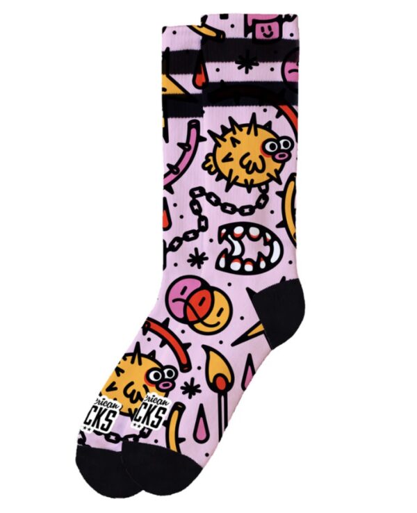 AMERICAN SOCKS Calcetines " Blowfish " serie Signature