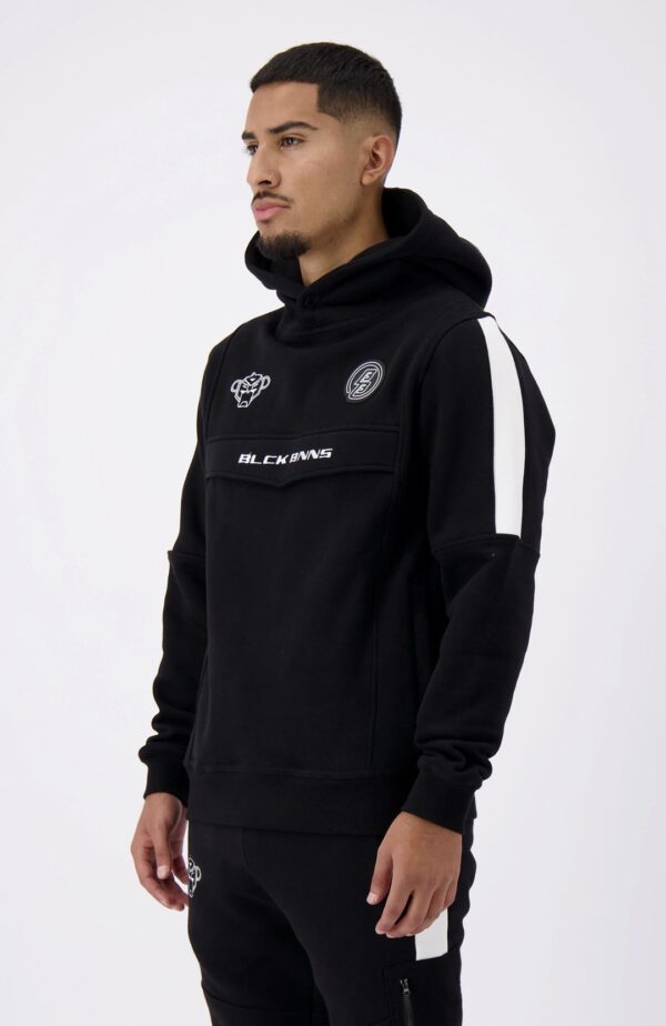 BLACK BANANAS Sudadera " ANORAK STRIPE HOODY " color negro