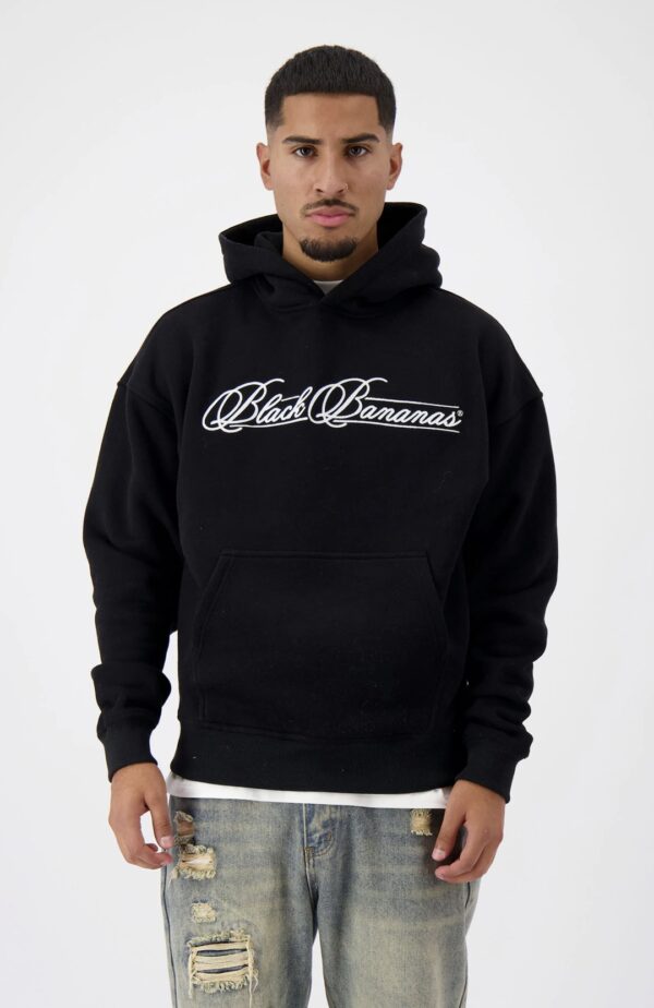 BLACK BANANAS Sudadera " CALLIGRAPHY HOODY " color negro