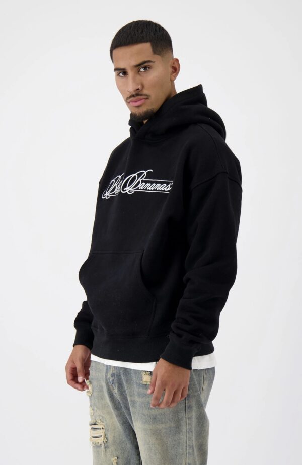 BLACK BANANAS Sudadera " CALLIGRAPHY HOODY " color negro