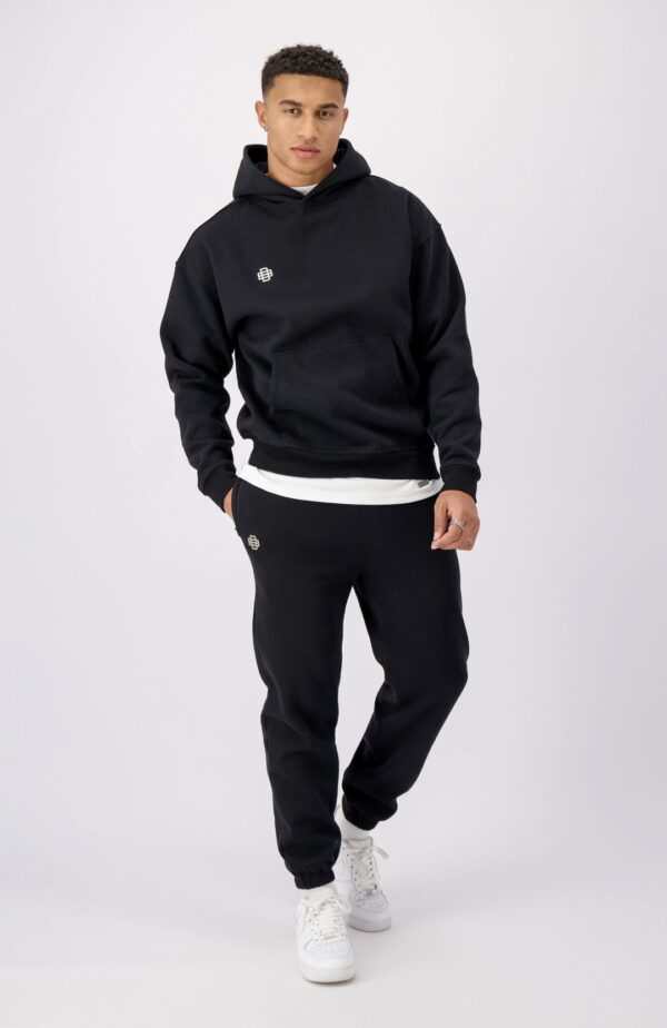 BLACK BANANAS Pantalon " MONOGRAM SWEATPANTS " color negro