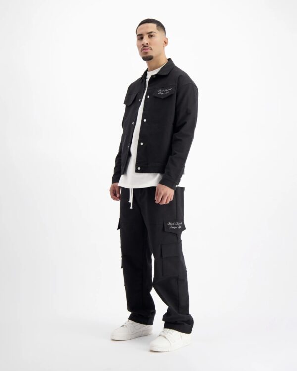 BLACK BANANASPantalon"TWILL CARGO PANTS"color negro