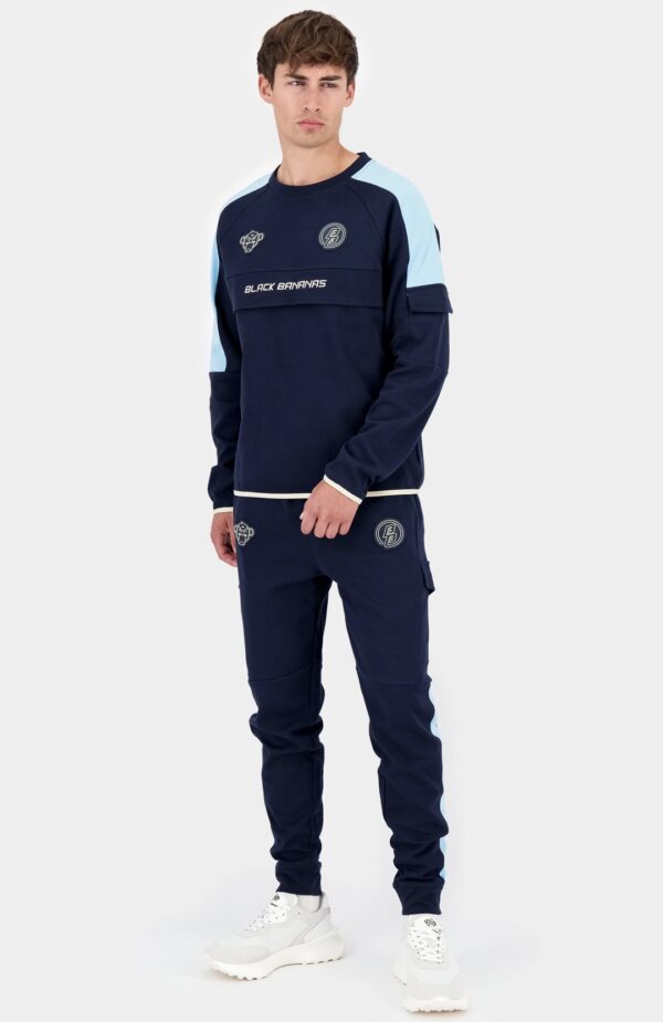 BLACK BANANAS Pantalon " Snap Trackpants " color marino