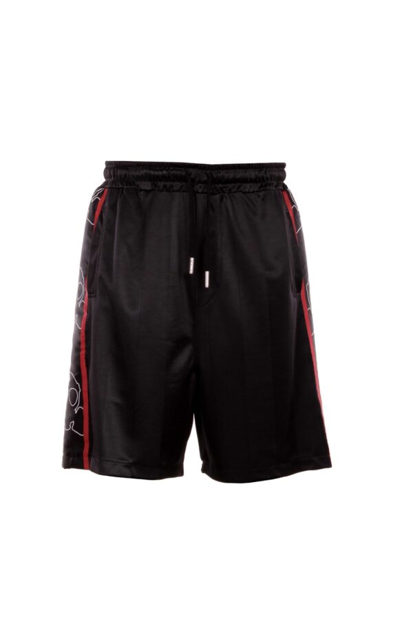 Bermudas BUTNOT " Bande Laterali Mask " color negro