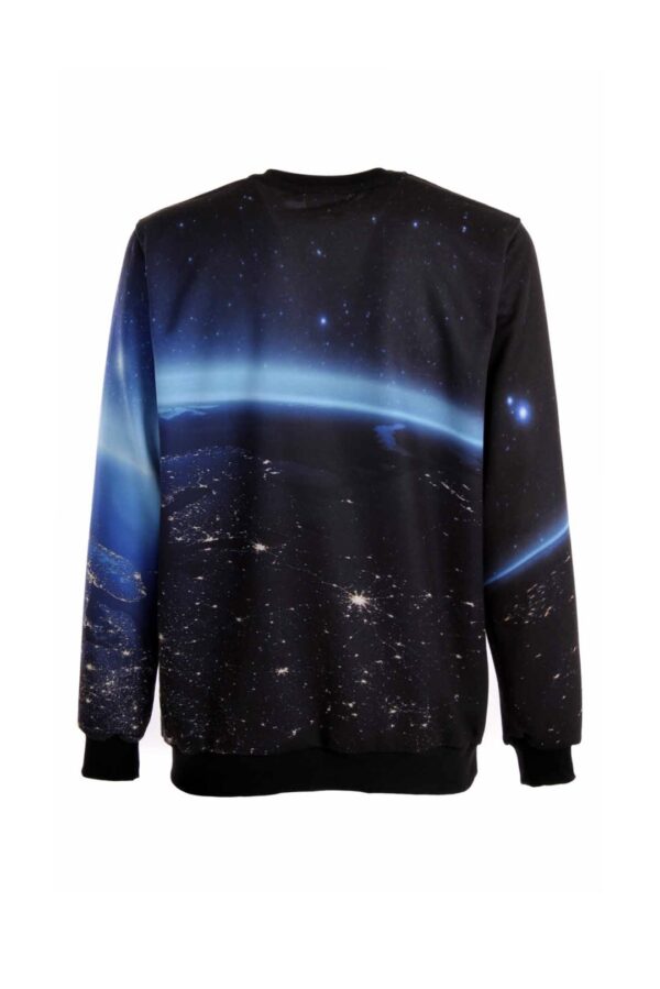 BUT NOT  Sudadera " Girocollo Galassia Ricamo " color negro