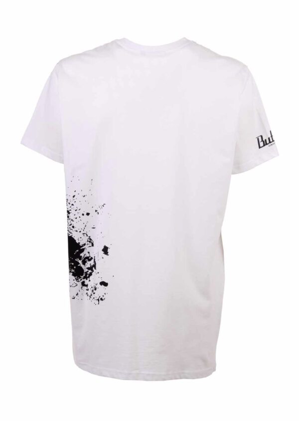 BUTNOT Camiseta " Stampa Logo Frantumatu " color blanco