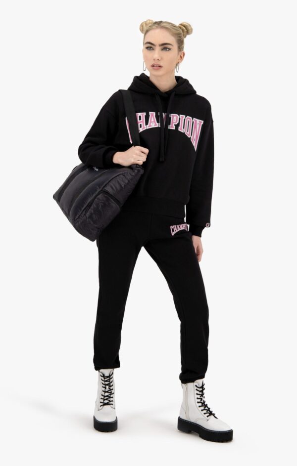 CHAMPION Sudadera " Collegiate Logo " color negro