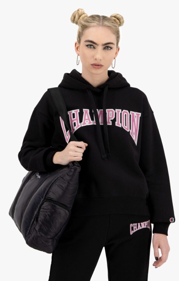 CHAMPION Sudadera " Collegiate Logo " color negro