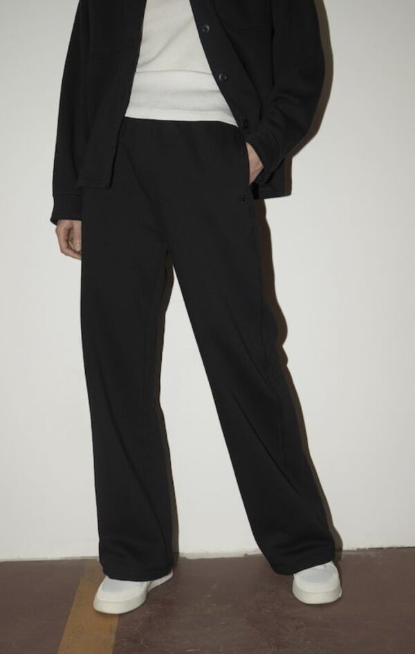 CHAMPION Pantalon felpa color negro