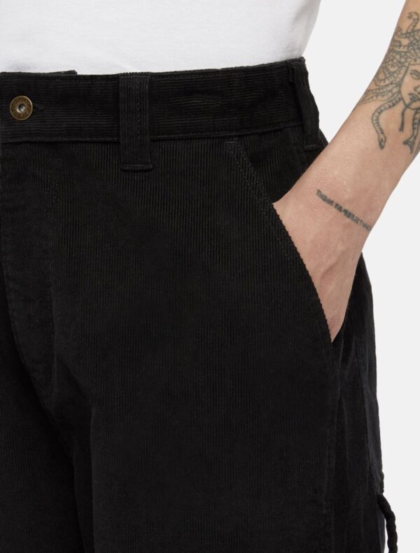 DIKIES Pantalon " CORDUROY CARPENTER BLACK "