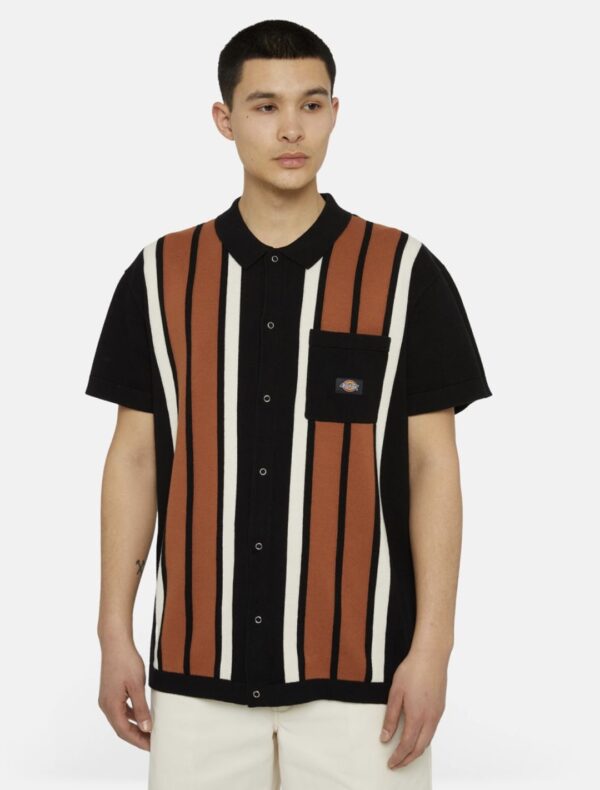 DIKIES Polo " FIELDALE POLO BLACK " color negro