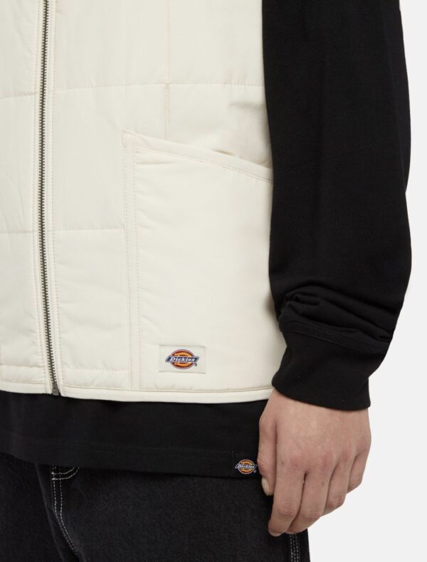 DIKIES Chaleco " GARDINER LINER VEST WHITECAP GRAY "