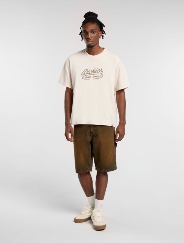 DIKIES Pantalon " GARYVILLE DENIM SHORT INDIGO BROWN " denim marron