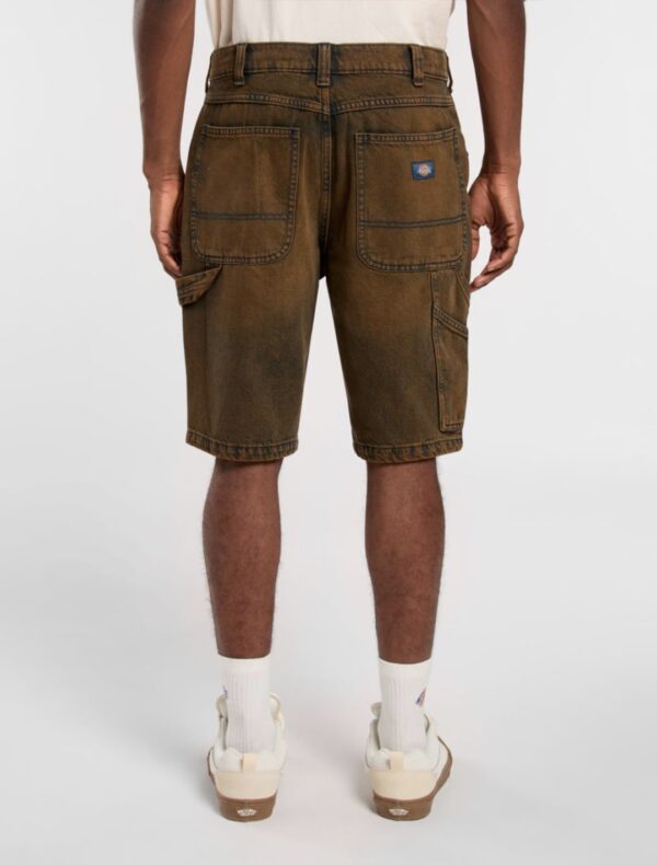 DIKIES Pantalon " GARYVILLE DENIM SHORT INDIGO BROWN " denim marron