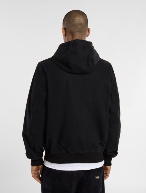 DIKIESChaqueta"HILHAM HOODED CANVAS"color negro
