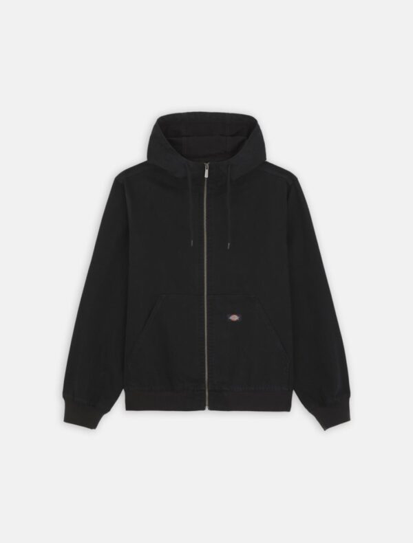 DIKIESChaqueta"HILHAM HOODED CANVAS"color negro