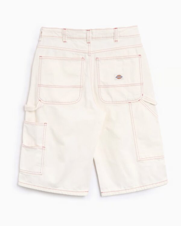 DIKIES Bermuda " LOOSE DENIM PAINTER SHORT EGRET " color crudo