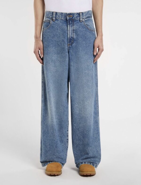 DIKIES Pantalon " LOOSE WAVE DENIM RINSED BLUE W-FADE " denim azul