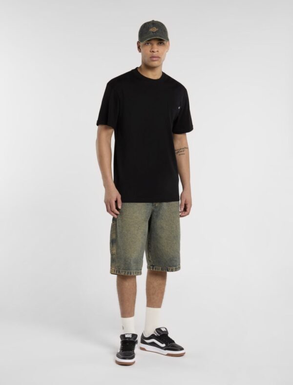 DIKIES Pantalon " MADISON DENIM SHORT YELLOW FADE INDIGO " denim