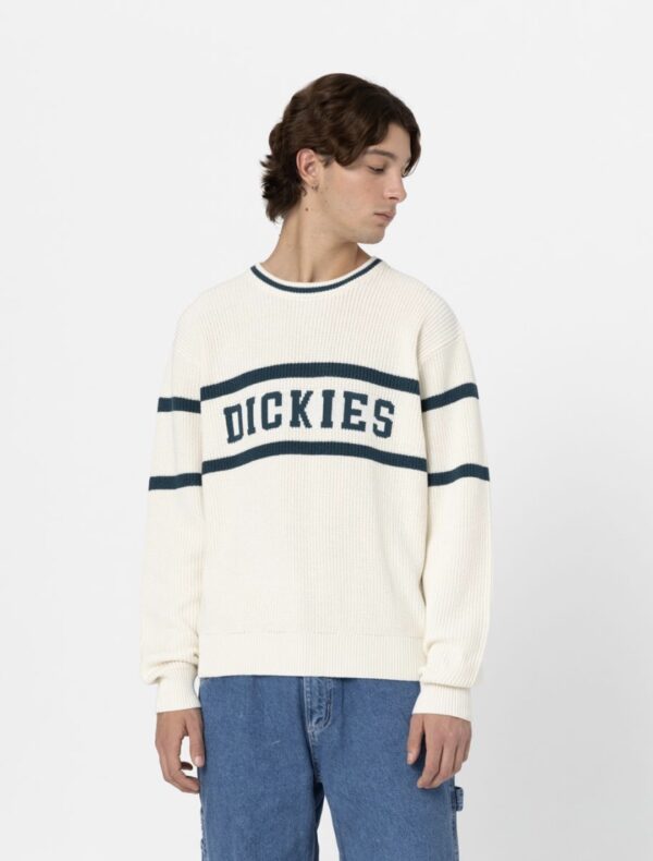 DIKIES Jersey " MELVERN SWEATER ECRU " color crudo
