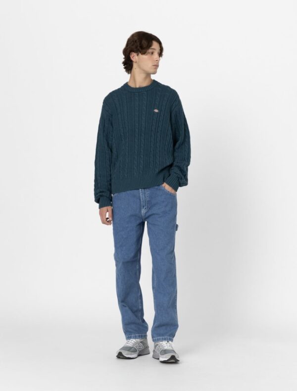 DIKIES Jersey " MULLINVILLE SWEATER REFLECTING POND " color azul