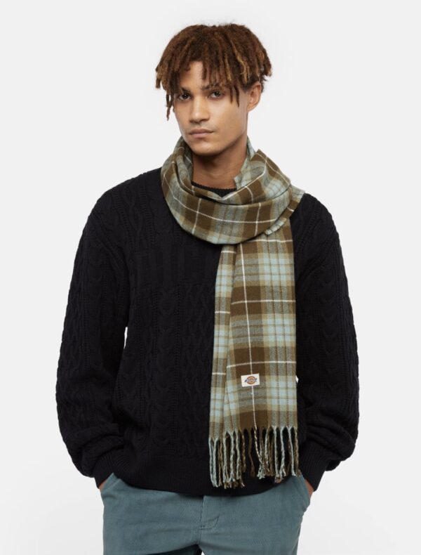 DIKIES Bufanda " STEVENSVILLE SCARF WHITECAP GRAY "